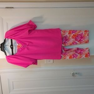 Pink top that can be worn on or off the shoulder size 14/16 by Ashley Stewart.